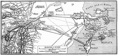 Lageplan von Massaua.