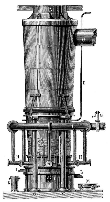 11. Pilzscher Rundschachtofen.